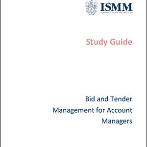 ISMM-Study Guide-Bid-and-tender-management-for-account-managers