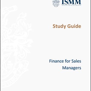 ISMM Study Guide- Finance-for-sales-managers