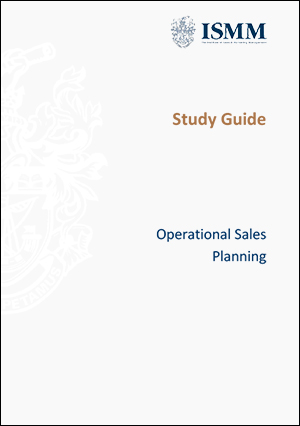 ISMM-Operational Sales Planning Study Guide