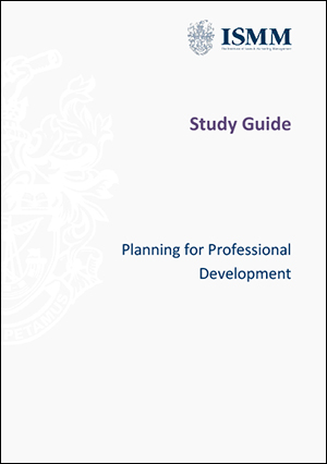 ISMM Study Guide- Planning for Professional Development