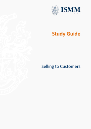 ISMM- Study Guide-Selling-to-Customers