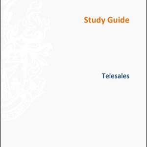 ISMM Study Guide- Telesales