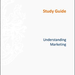 ISMM Study Guide- Understanding Market